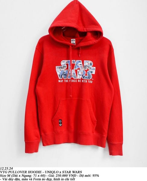  12.25.24 - VTG PULLOVER HOODIE - UNIQLO X STAR WARS 