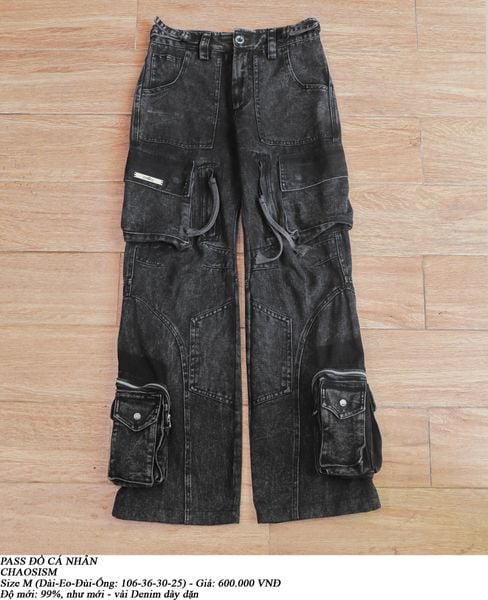  [PASS ĐỒ] - DENIM CARGO PANTS - CHAOSISM 