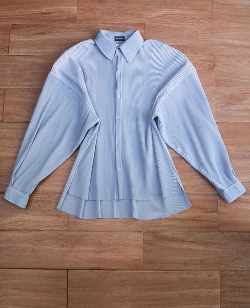  [PASS ĐỒ] - PLEATED OVERSIZED BUTTON UP SHIRT - MOIDIEN 