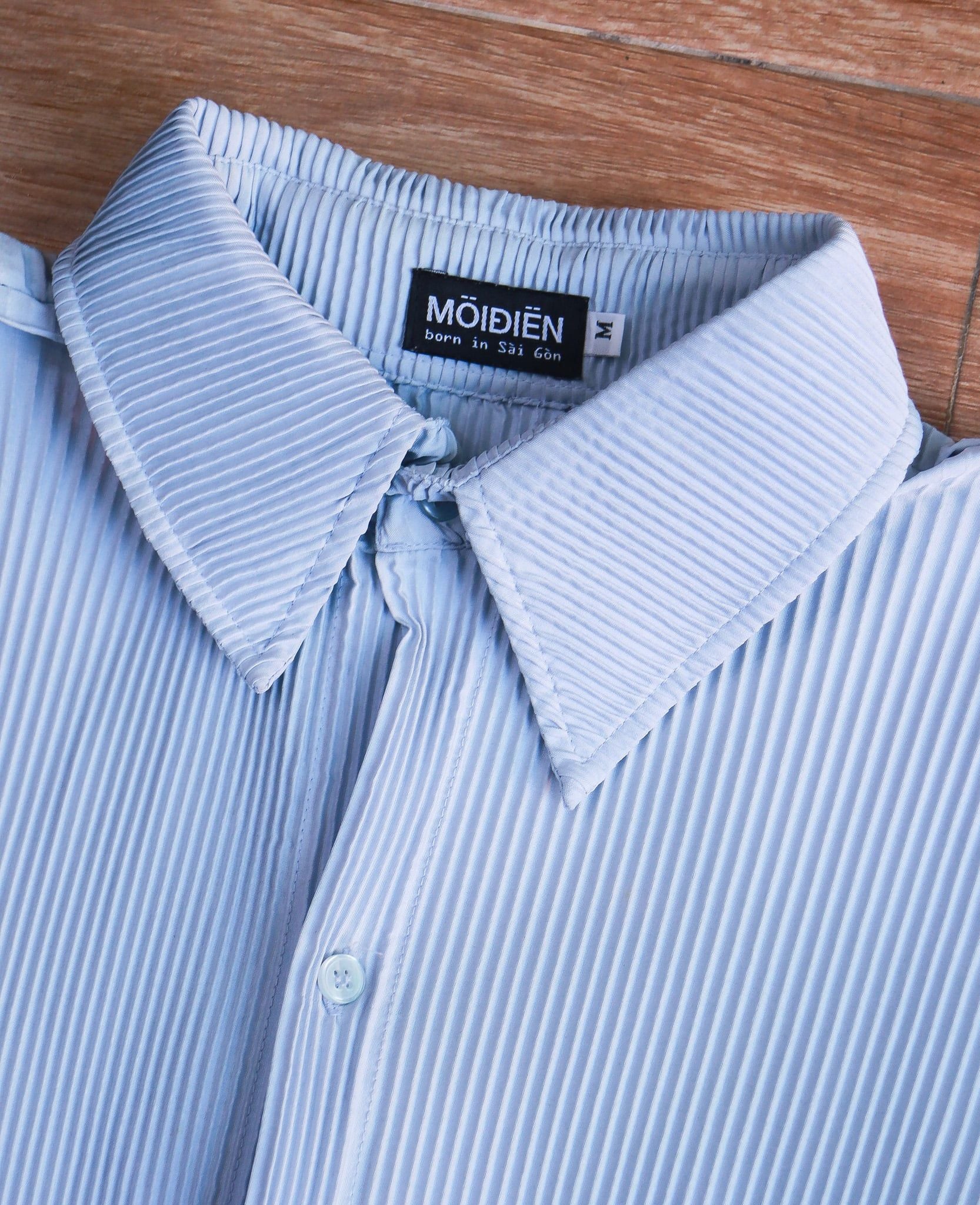  [PASS ĐỒ] - PLEATED OVERSIZED BUTTON UP SHIRT - MOIDIEN 