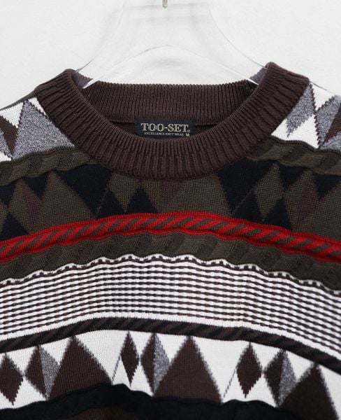  12.17.24 - VTG KNIT SWEATSHIRT - TOO-SET 