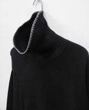  12.26.24 - VTG OVERSIZED TURTLENECK KNIT SWEATSHIRT - MARITHE+ FRANCOIS GIRBAUD 