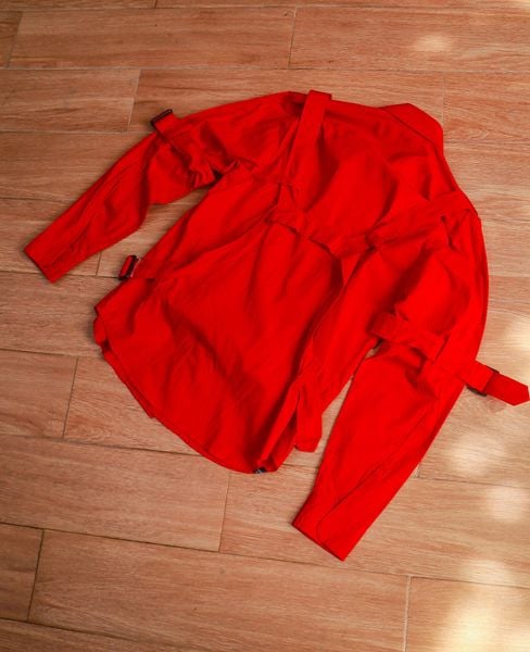  [PASS ĐỒ] - BONDAGE PUNK BUTTON UP SHIRT - BERNING SHO 