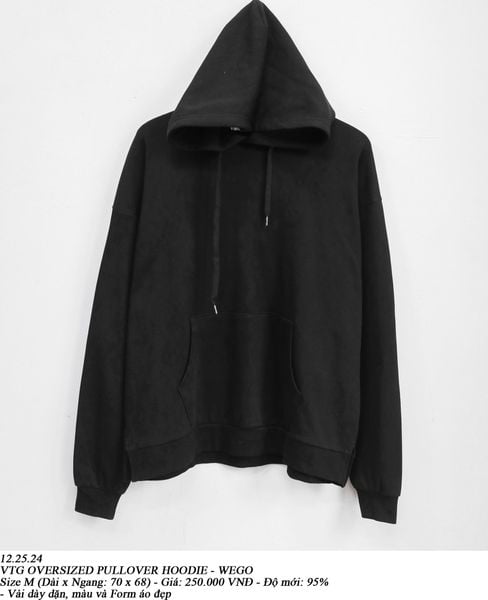  12.25.24 - VTG OVERSIZED PULLOVER HOODIE - WEGO 