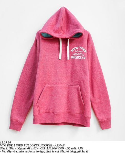  12.05.24 - VTG PULLOVER HOODIE - ASNAS 