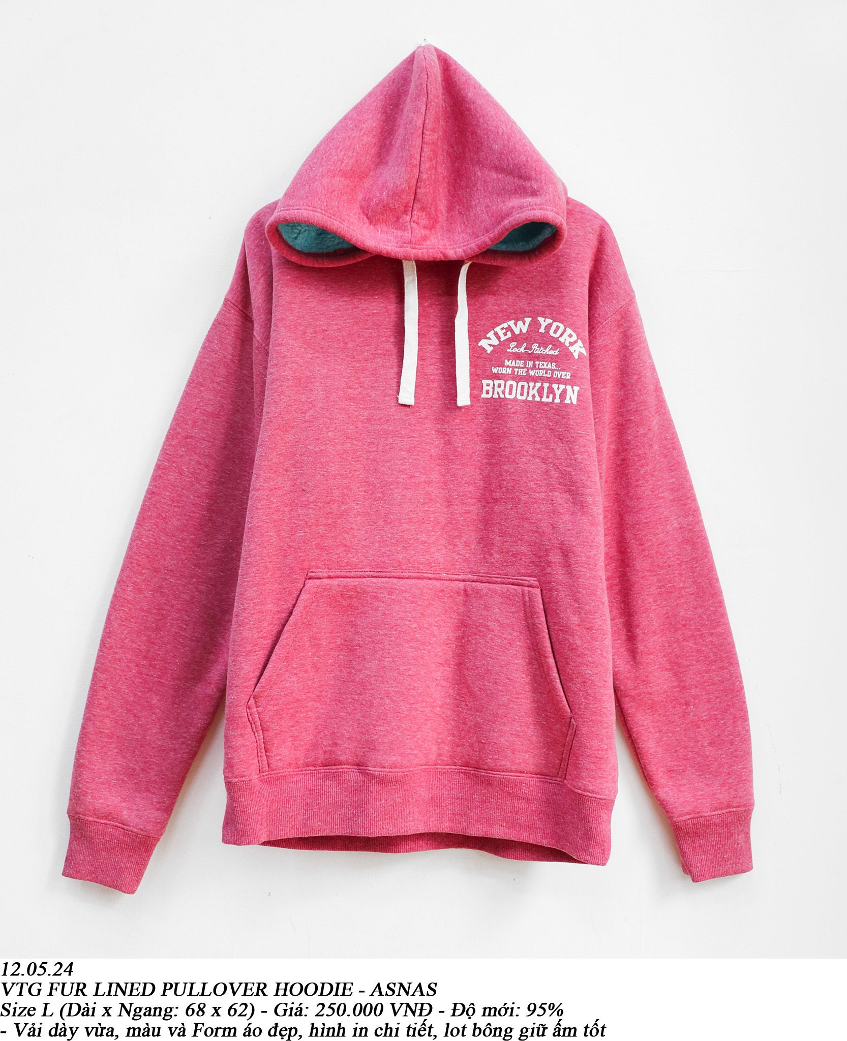  12.05.24 - VTG PULLOVER HOODIE - ASNAS 