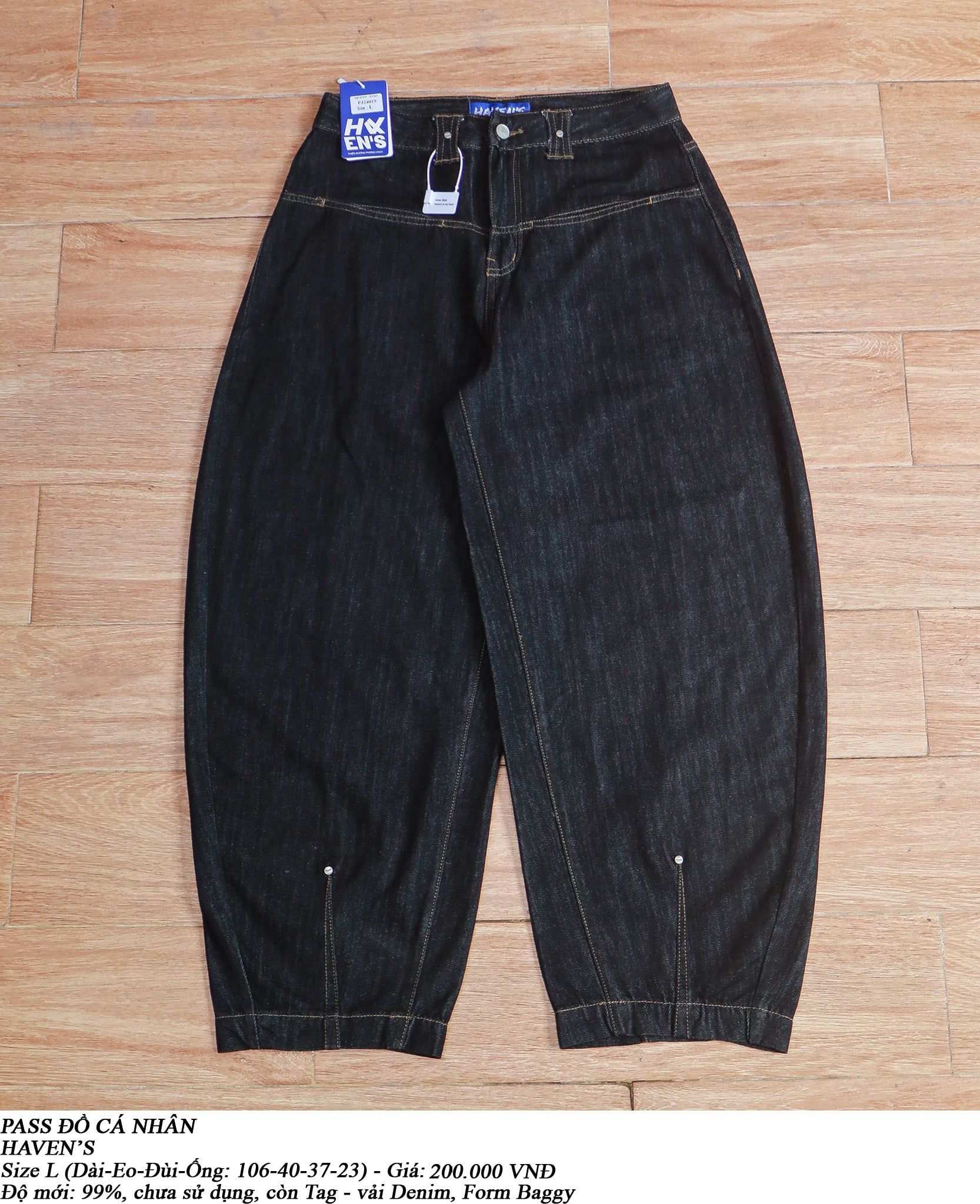  [PASS ĐỒ] - BAGGY DENIM PANTS - HAVEN'S 