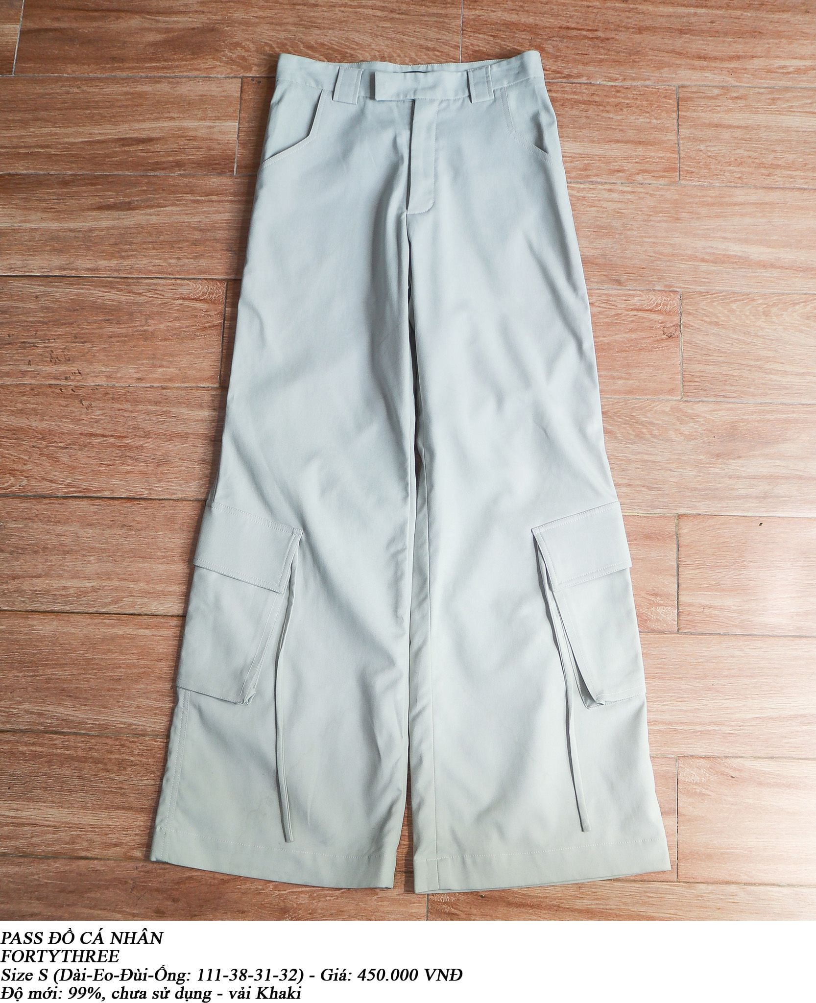  [PASS ĐỒ] - CARGO PANTS - FORTYTHREE 