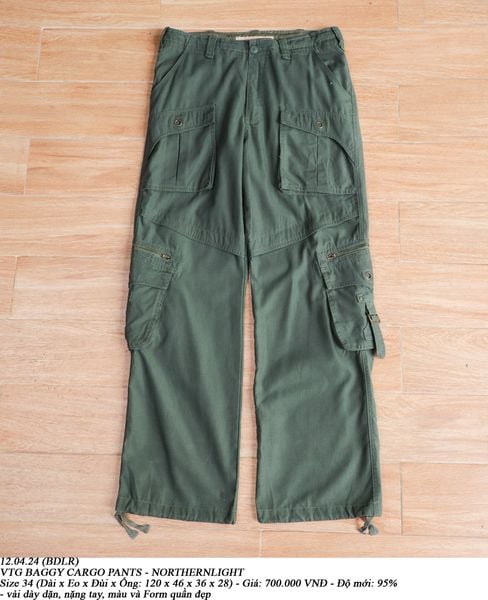  12.04.24 - VTG BAGGY CARGO PANTS - NORTHERNLIGHT 