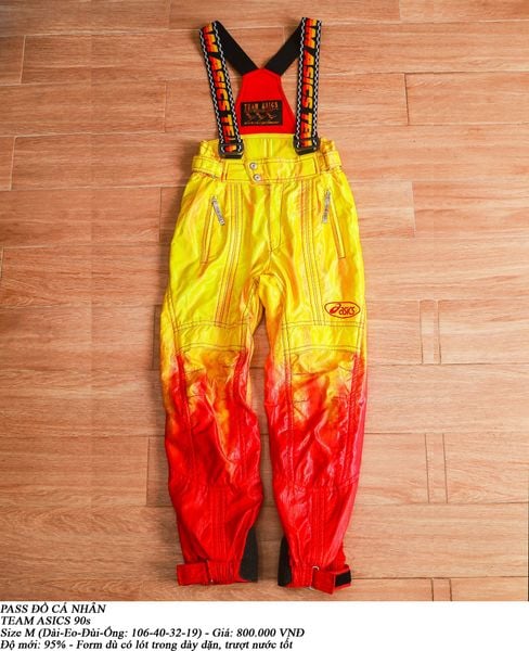  [PASS ĐỒ] - SKI OVERALL PANTS - TEAM ASICS 90s 
