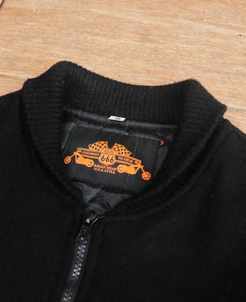  [PASS ĐỒ] - WOOL BOMBER JACKET - ROUTE 66 BIKER WEAR 
