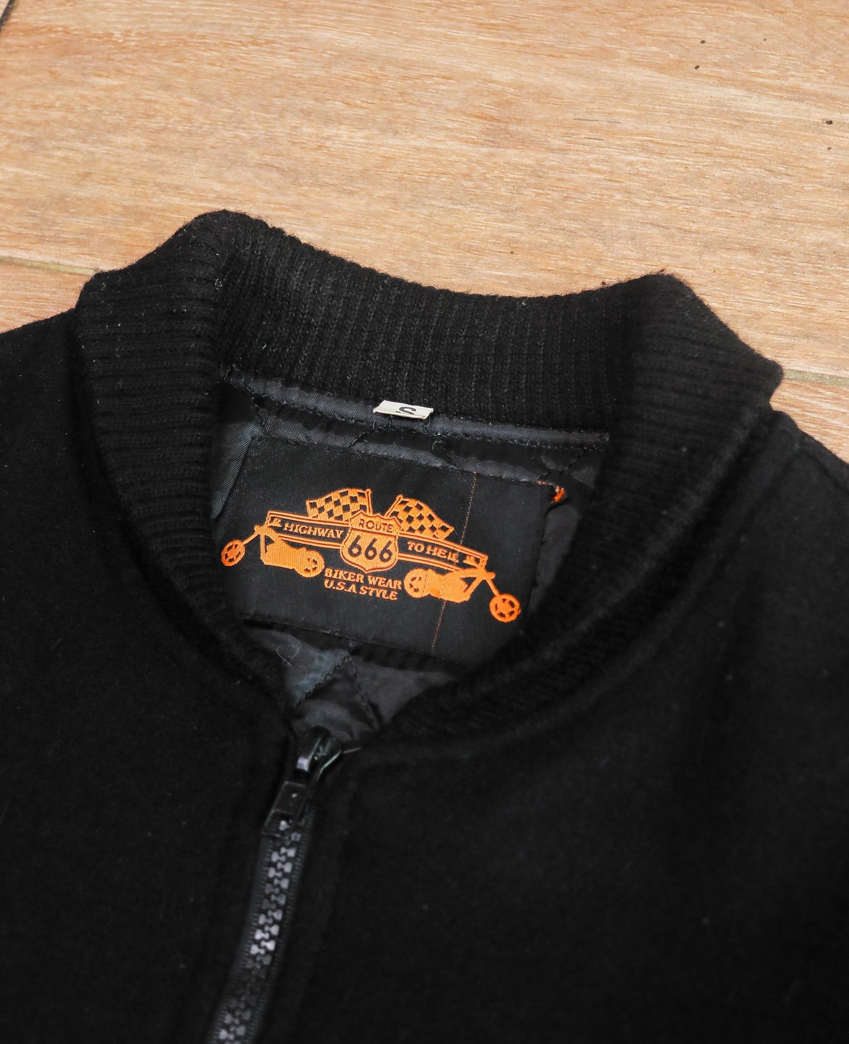  [PASS ĐỒ] - WOOL BOMBER JACKET - ROUTE 66 BIKER WEAR 