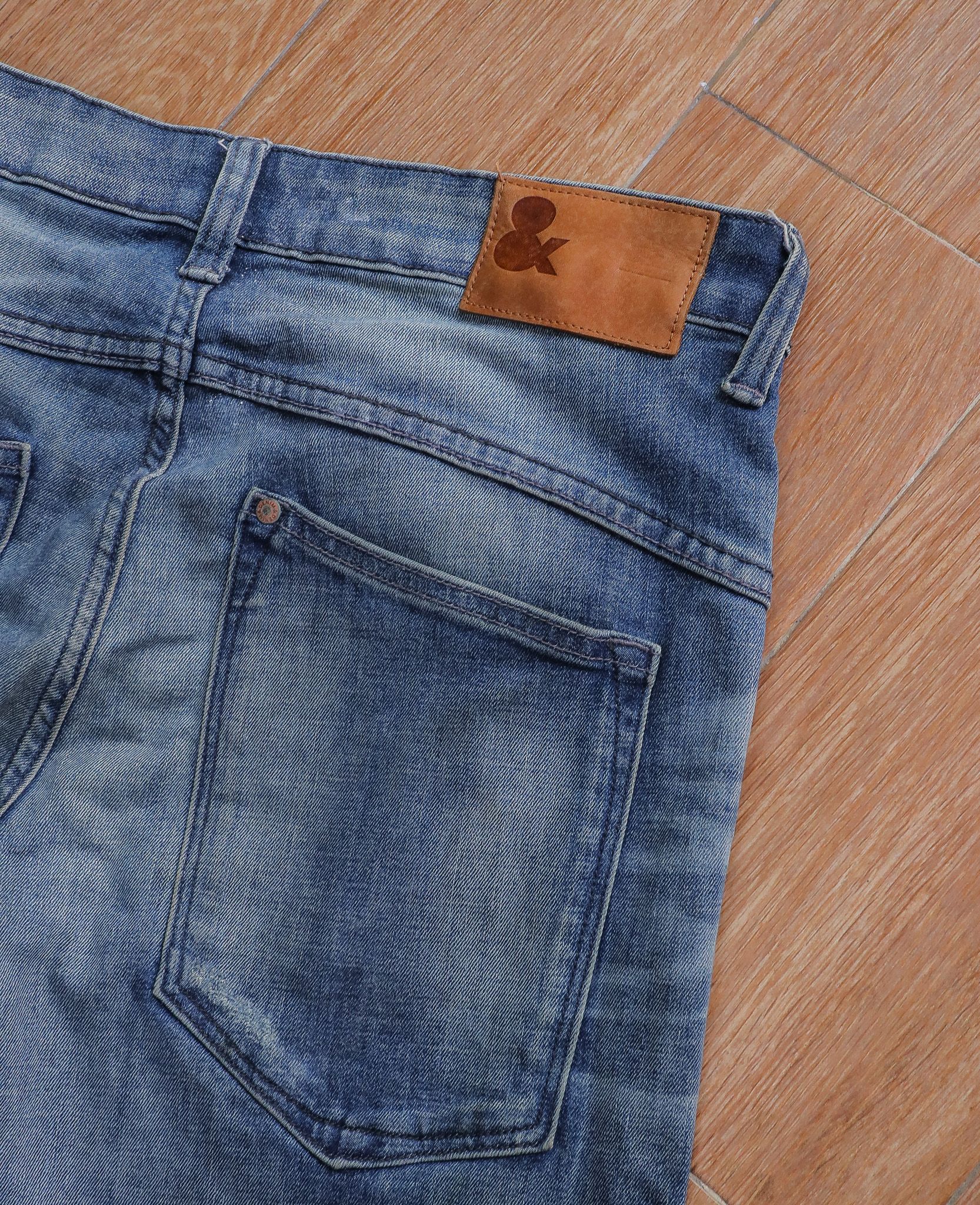  11.11.24 - VTG TAPERED LOW WAIST DENIM PANTS - H&M DIVIDED 