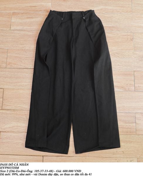  [PASS ĐỒ] - DENIM WIDE FIT PANTS - HYPNOTISM 