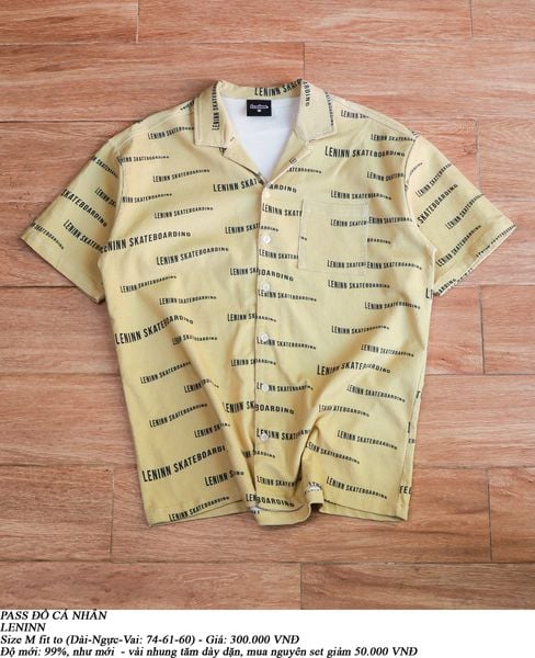  [PASS ĐỒ] - CORDUROY BUTTON UP SHIRT - LENINN 