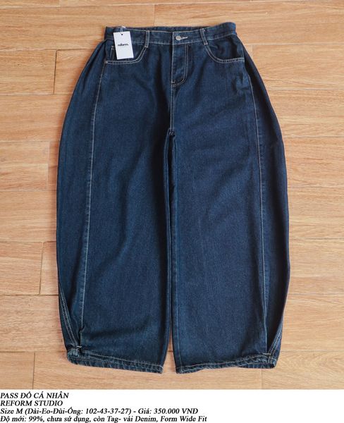  [PASS ĐỒ] - WIDE FIT DENIM PANTS - REFORM STUDIO 
