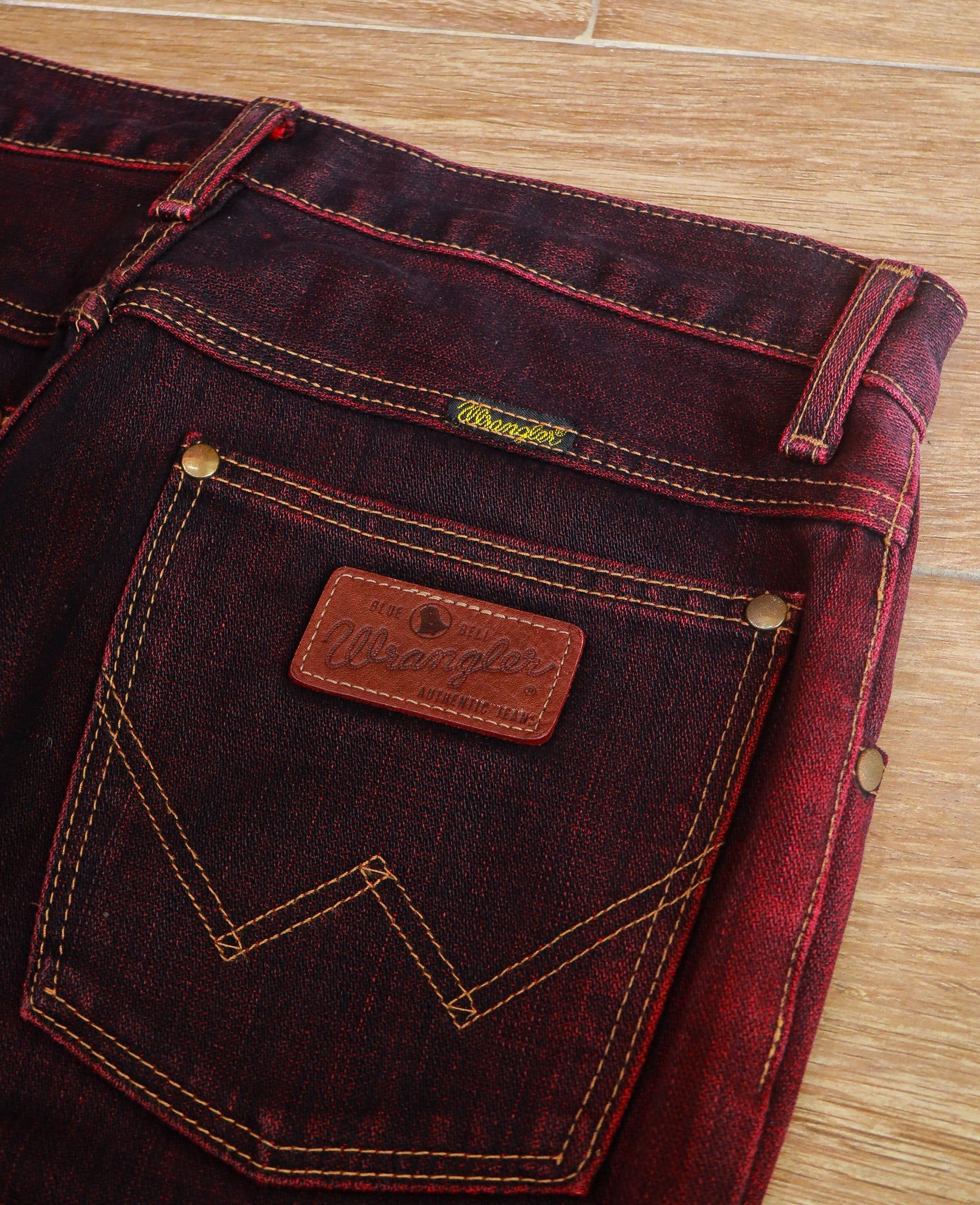  [PASS ĐỒ] - FLARED DENIM PANTS - LADY WRANGLER WESTERN STYLE 