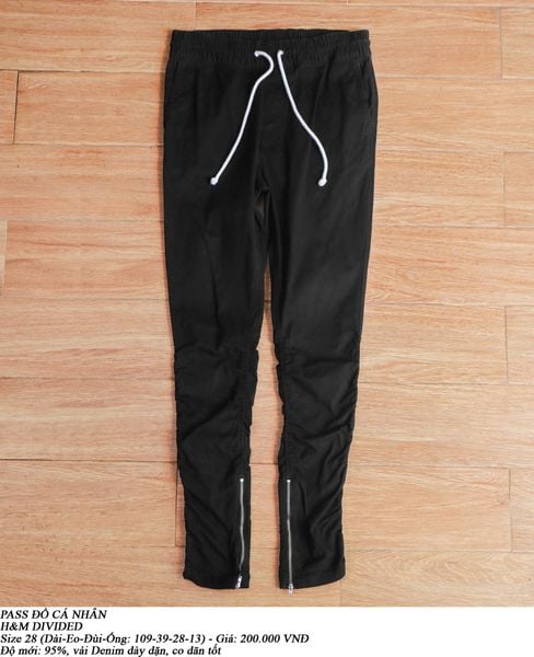  [PASS ĐỒ] - TWILL SHIRRING PANTS - H&M DIVIDED 