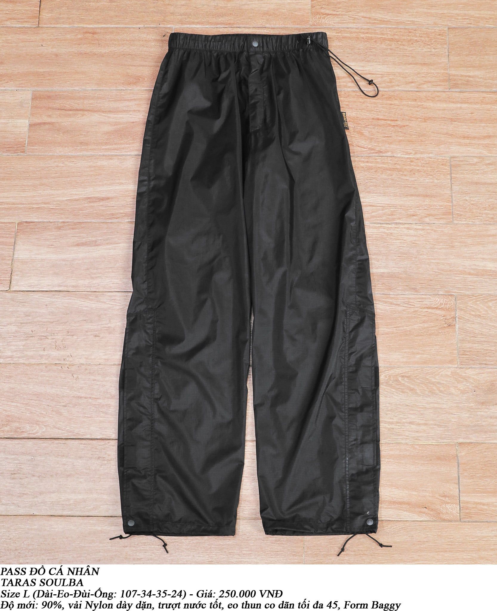  [PASS ĐỒ] - NYLON WIND PANTS - TARAS SOULBA 