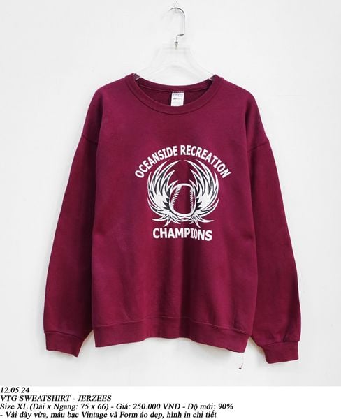  12.05..24 - VTG SWEATSHIRT - JERZEES 