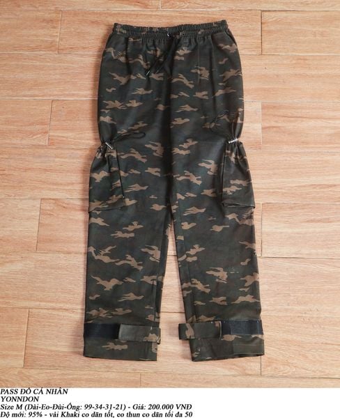  [PASS ĐỒ] - TWILL CARGO PANTS - YONNDON 