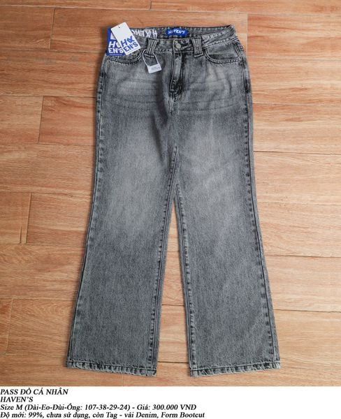  [PASS ĐỒ] - BOOTCUT DENIM PANTS - HAVEN'S 