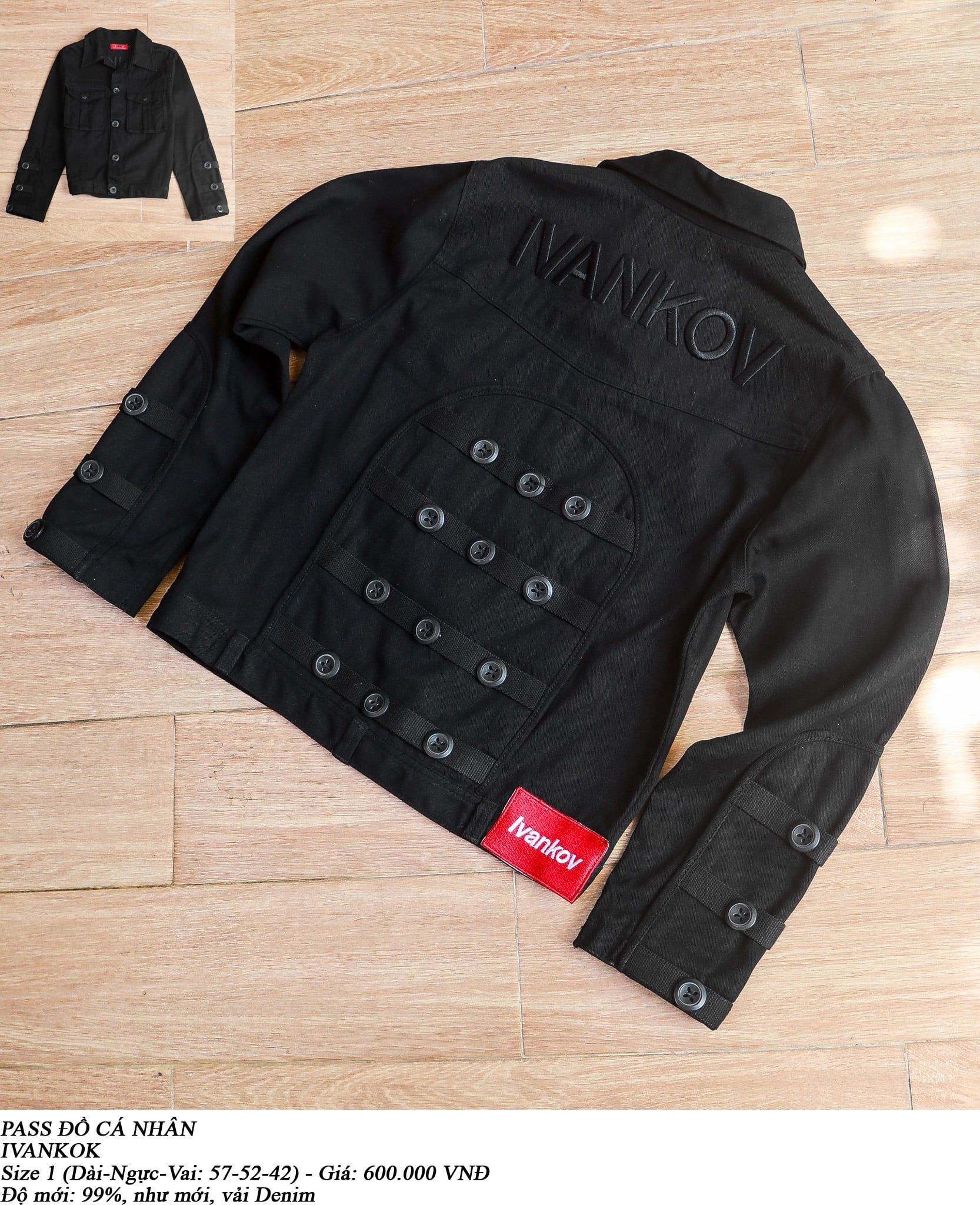  [PASS ĐỒ] - DENIM JACKET - IVANKOK 