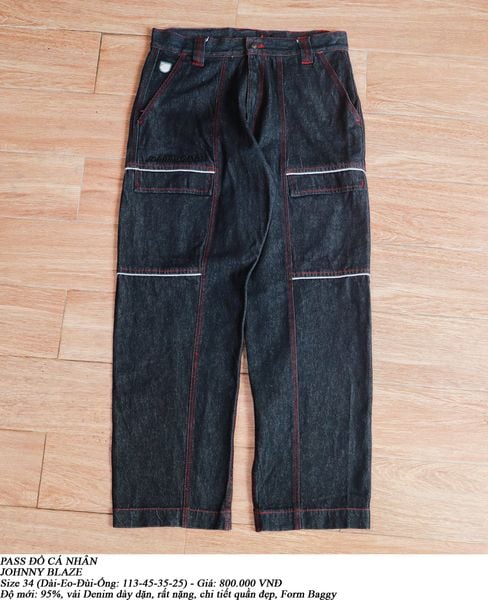  [PASS ĐỒ] - BAGGY DENIM PANTS - JOHNNY BLAZE 