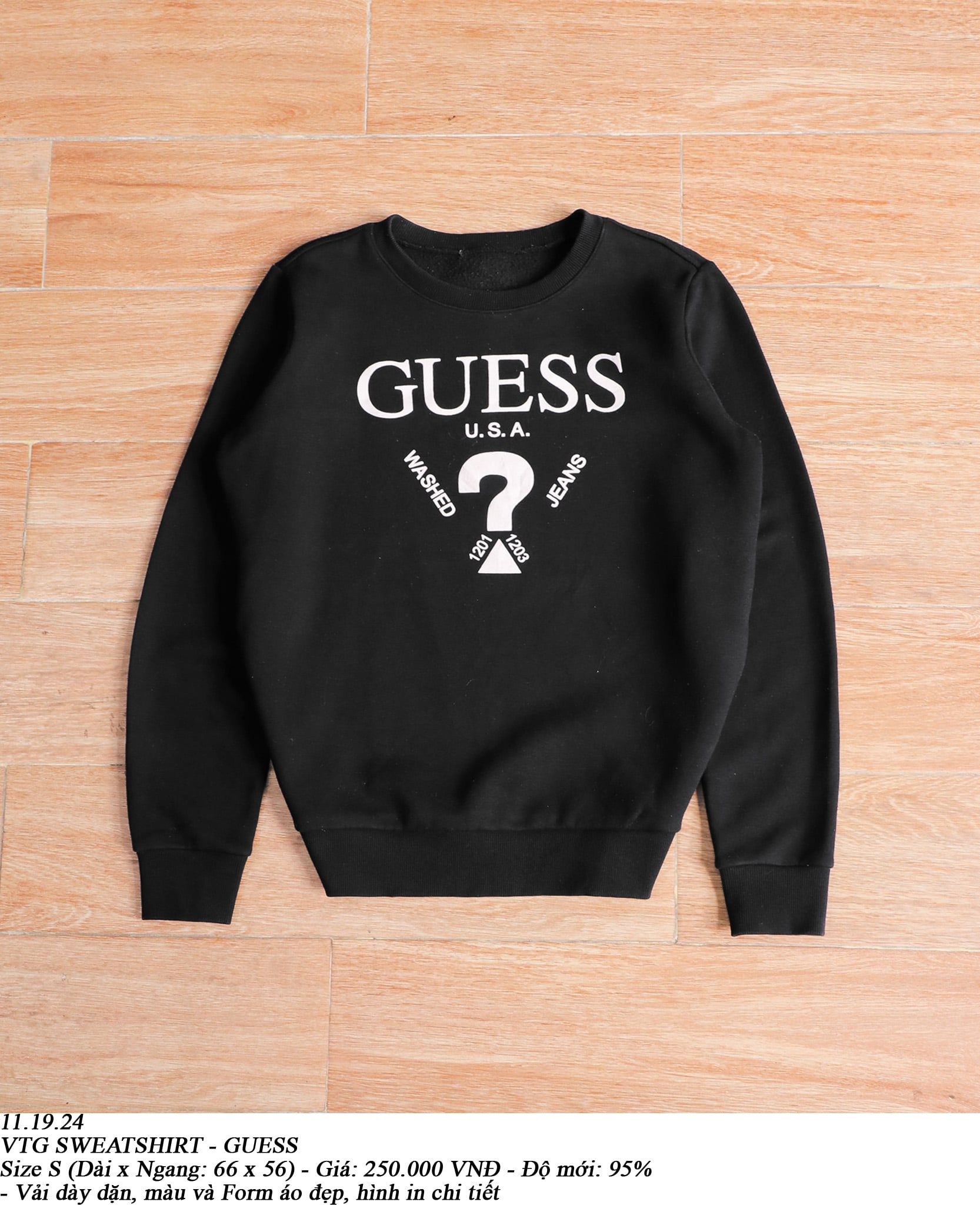 11.19.24 - VTG SWEATSHIRT - GUESS 