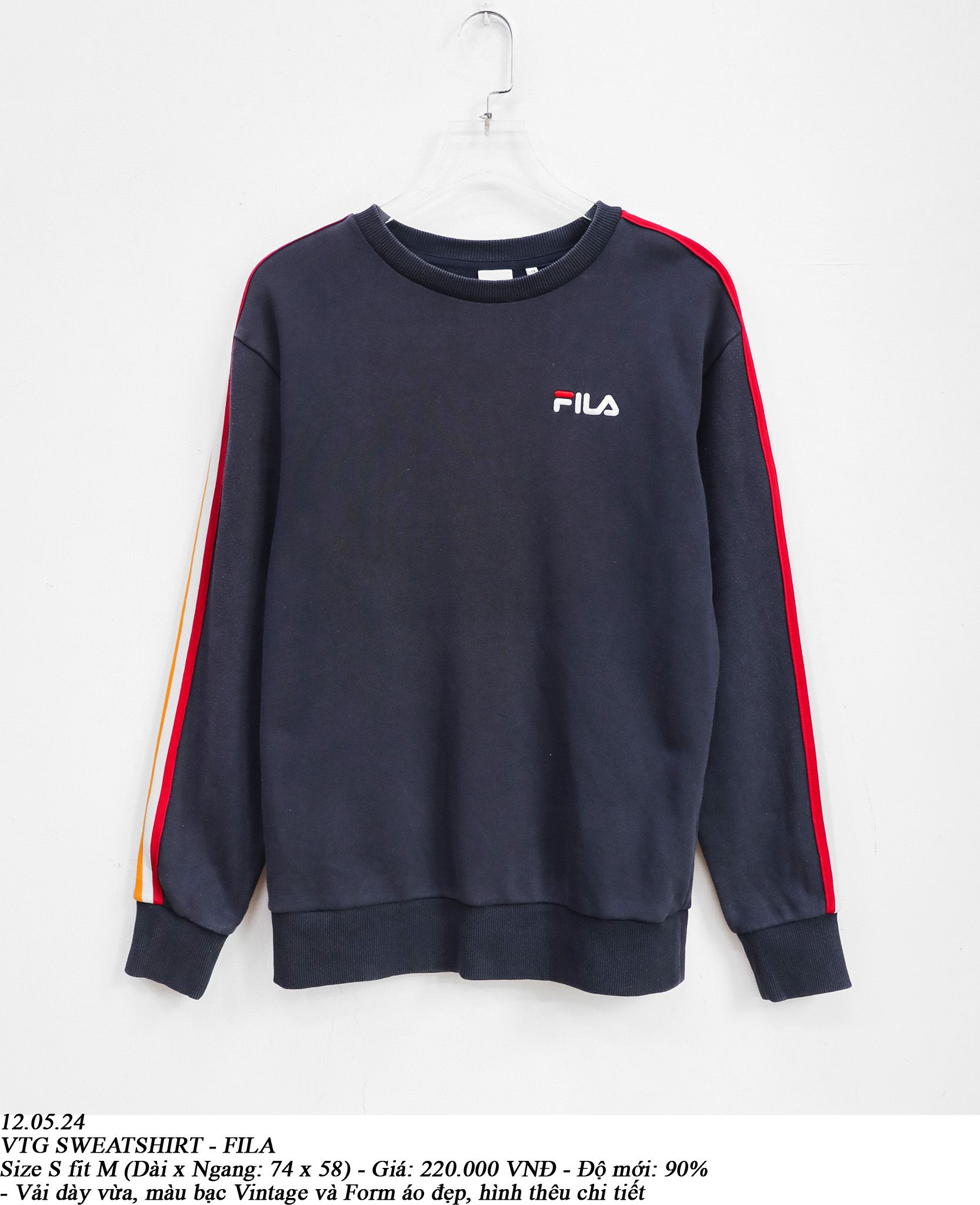 12.05..24 - VTG SWEATSHIRT - FILA 