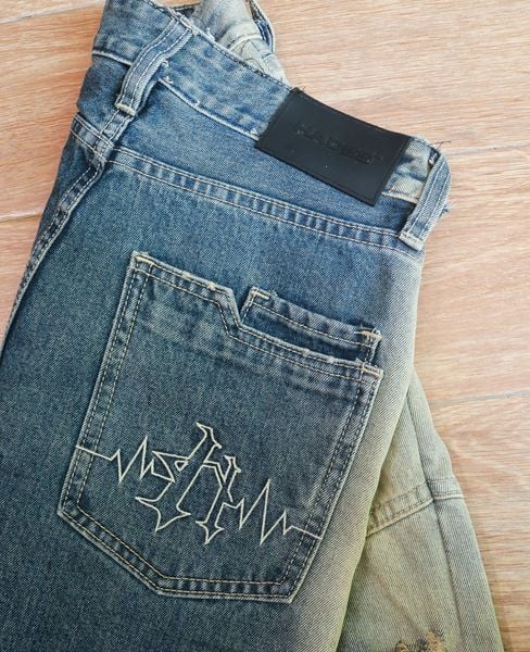  [PASS ĐỒ] - DENIM WIDE FIT PANTS - HADES 
