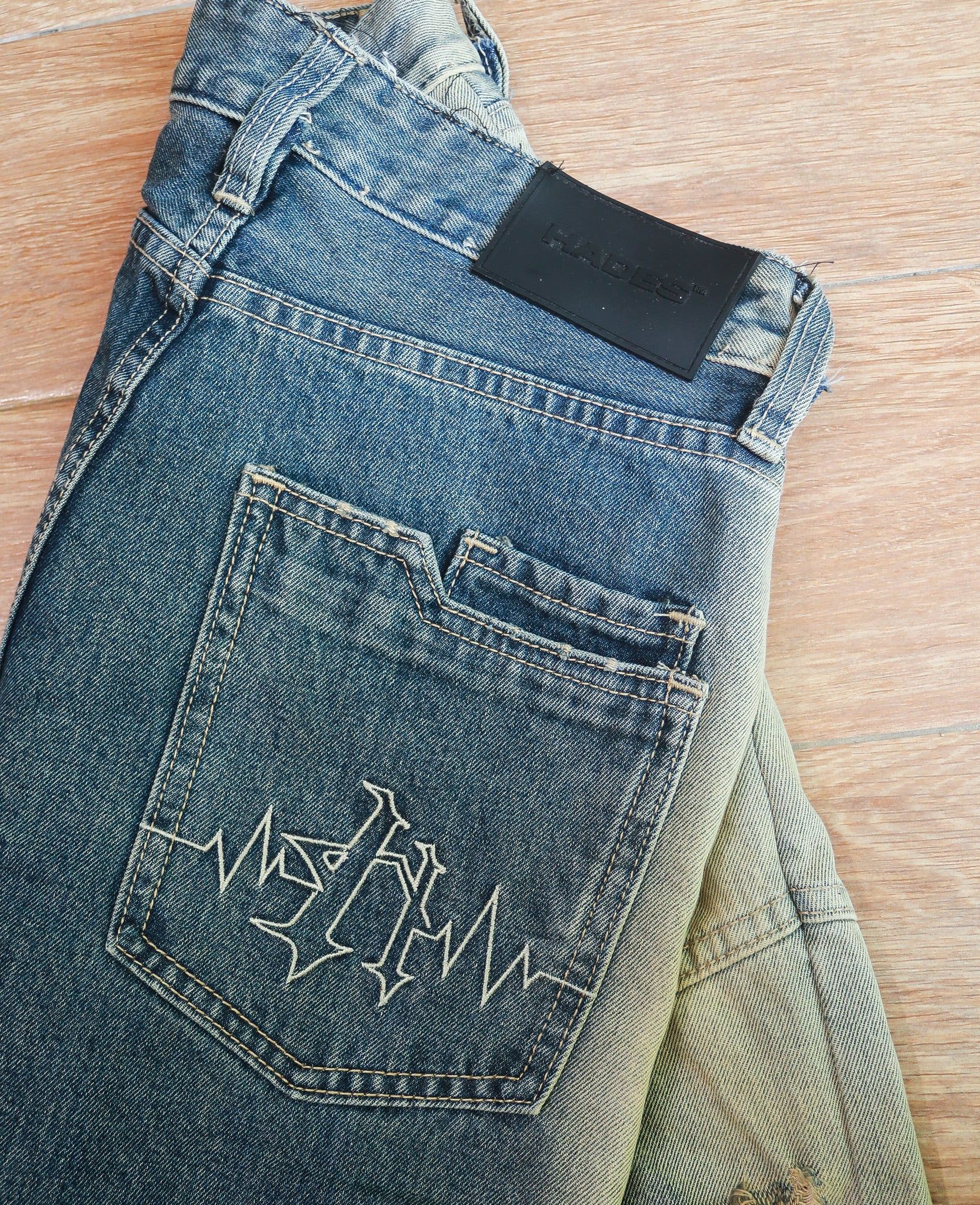  [PASS ĐỒ] - DENIM WIDE FIT PANTS - HADES 