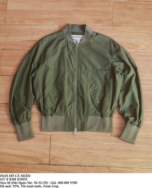  [PASS ĐỒ] - CROPPED BOMBER JACKET - GU X KIM JONES 