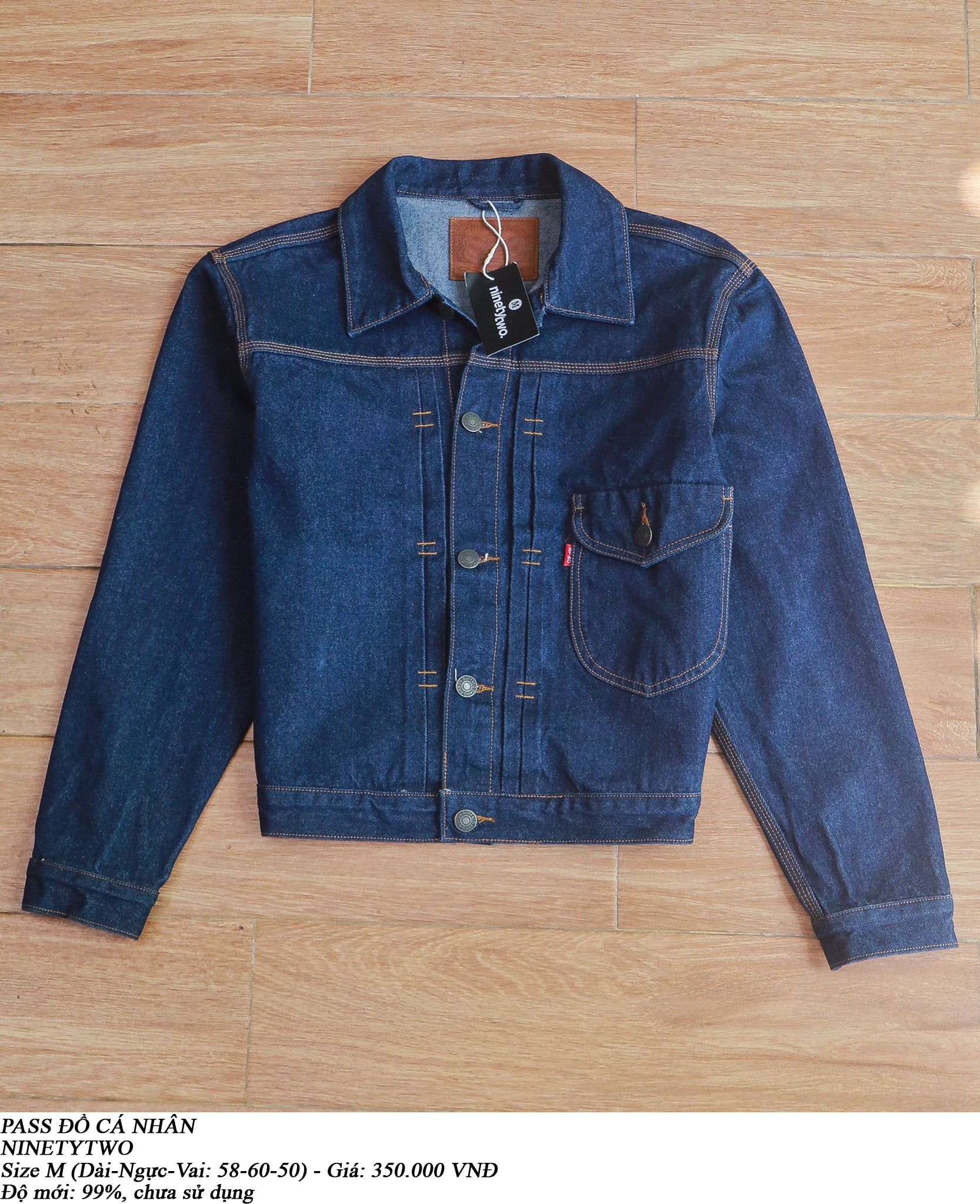  [PASS ĐỒ] - DENIM JACKET - NINETYTWO 