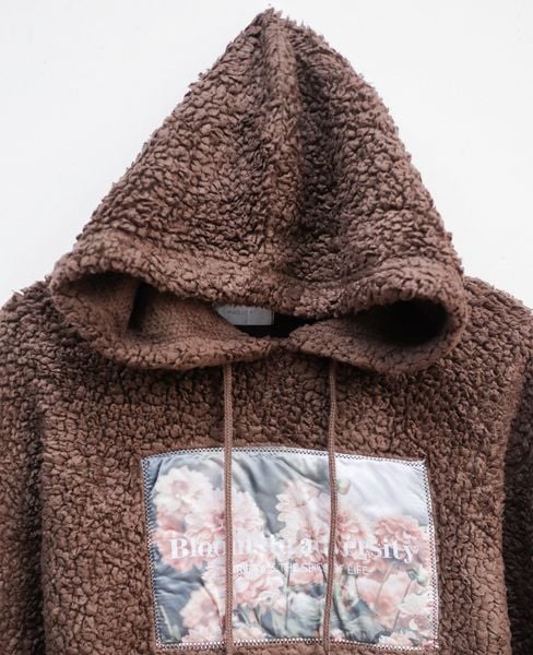  12.25.24 - VTG FAUX FUR PULLOVER HOODIE - LEAHMATIN 