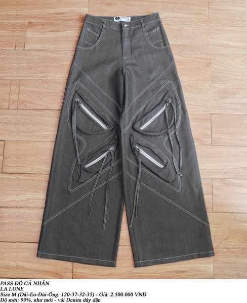  [PASS ĐỒ] - DENIM WIDE FIT PANTS - LA LUNE 