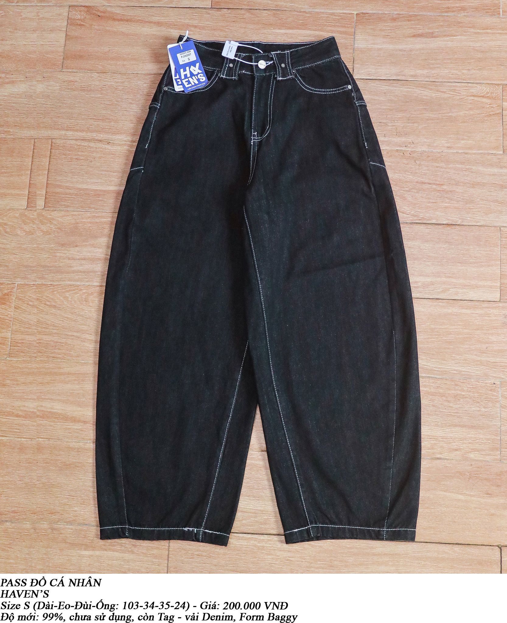  [PASS ĐỒ] - BAGGY DENIM PANTS - HAVEN'S 
