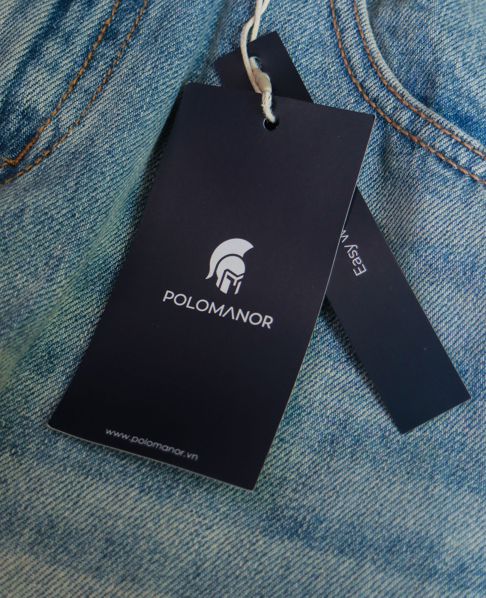  [PASS ĐỒ] - STRAIGHT FIT DENIM PANTS - POLOMANOR 