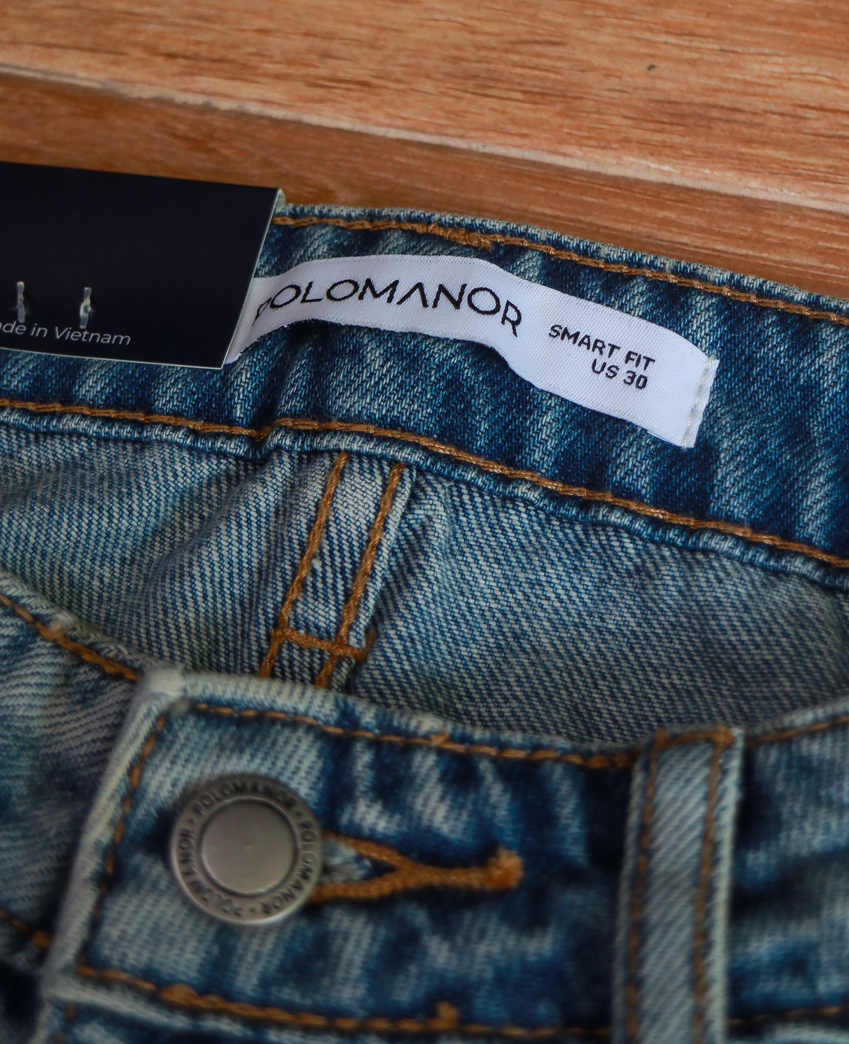  [PASS ĐỒ] - STRAIGHT FIT DENIM PANTS - POLOMANOR 