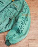  [PASS ĐỒ] - WASHED BOMBER JACKET - BLACK FIRE 90s 