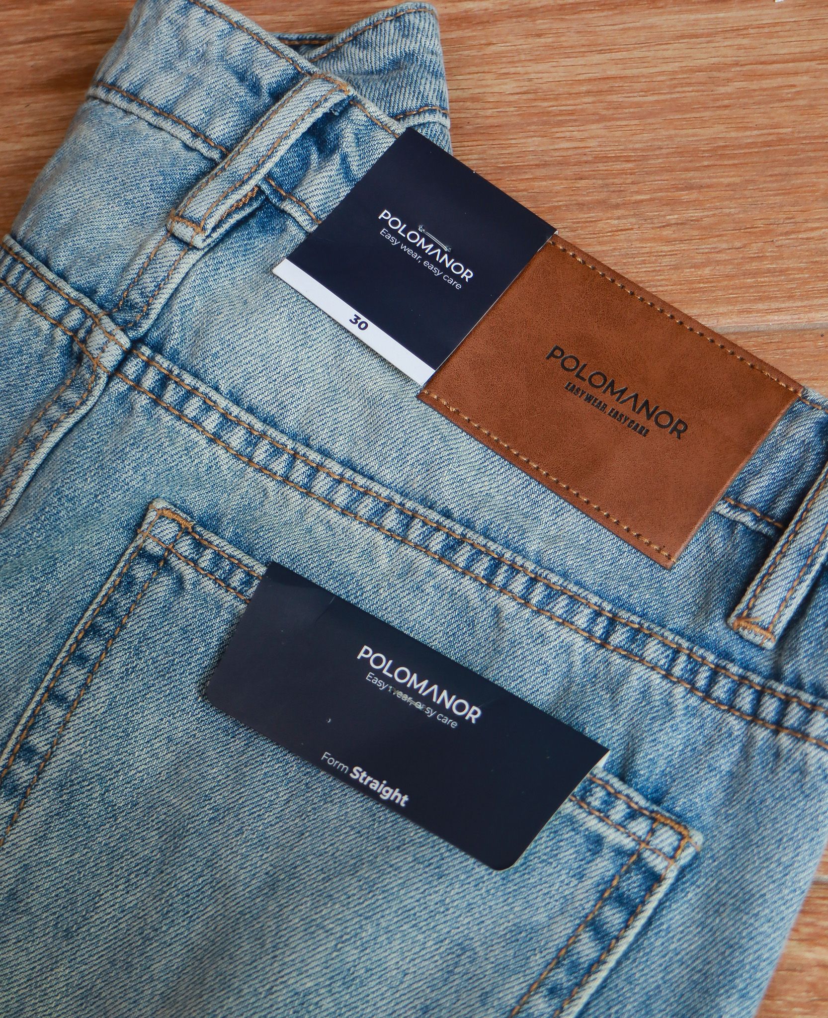  [PASS ĐỒ] - STRAIGHT FIT DENIM PANTS - POLOMANOR 