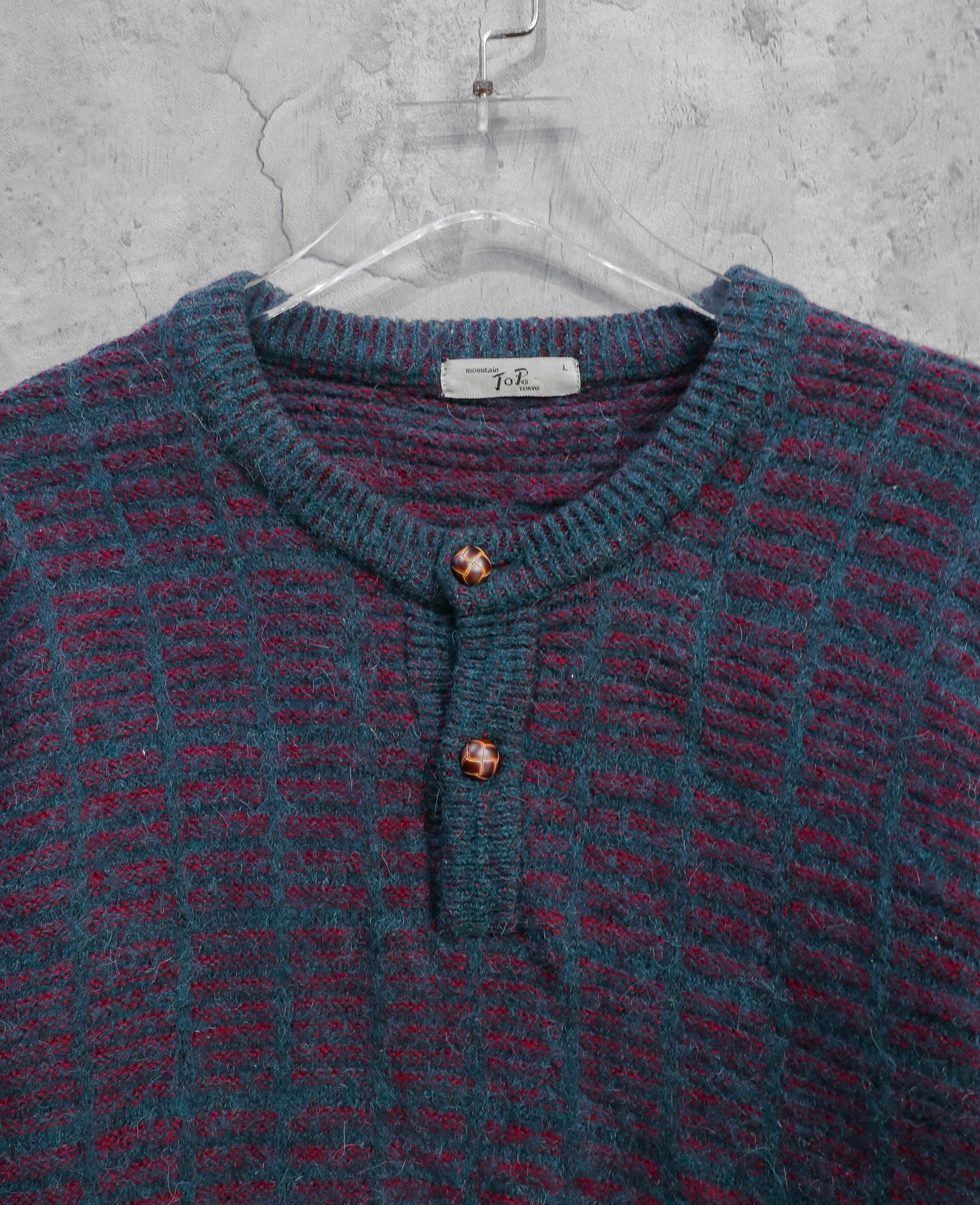  11.21.24 - VTG KNIT SWEATSHIRT - MOUNTAIN TOP TOKYO 