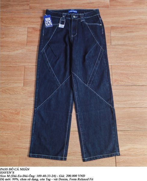  [PASS ĐỒ] - RELAXED FIT DENIM PANTS - HAVEN'S 