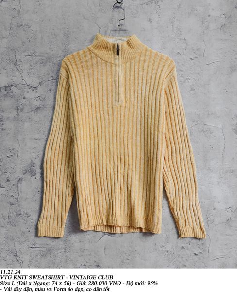  11.21.24 - VTG KNIT SWEATSHIRT - VINTAIGE CLUB 