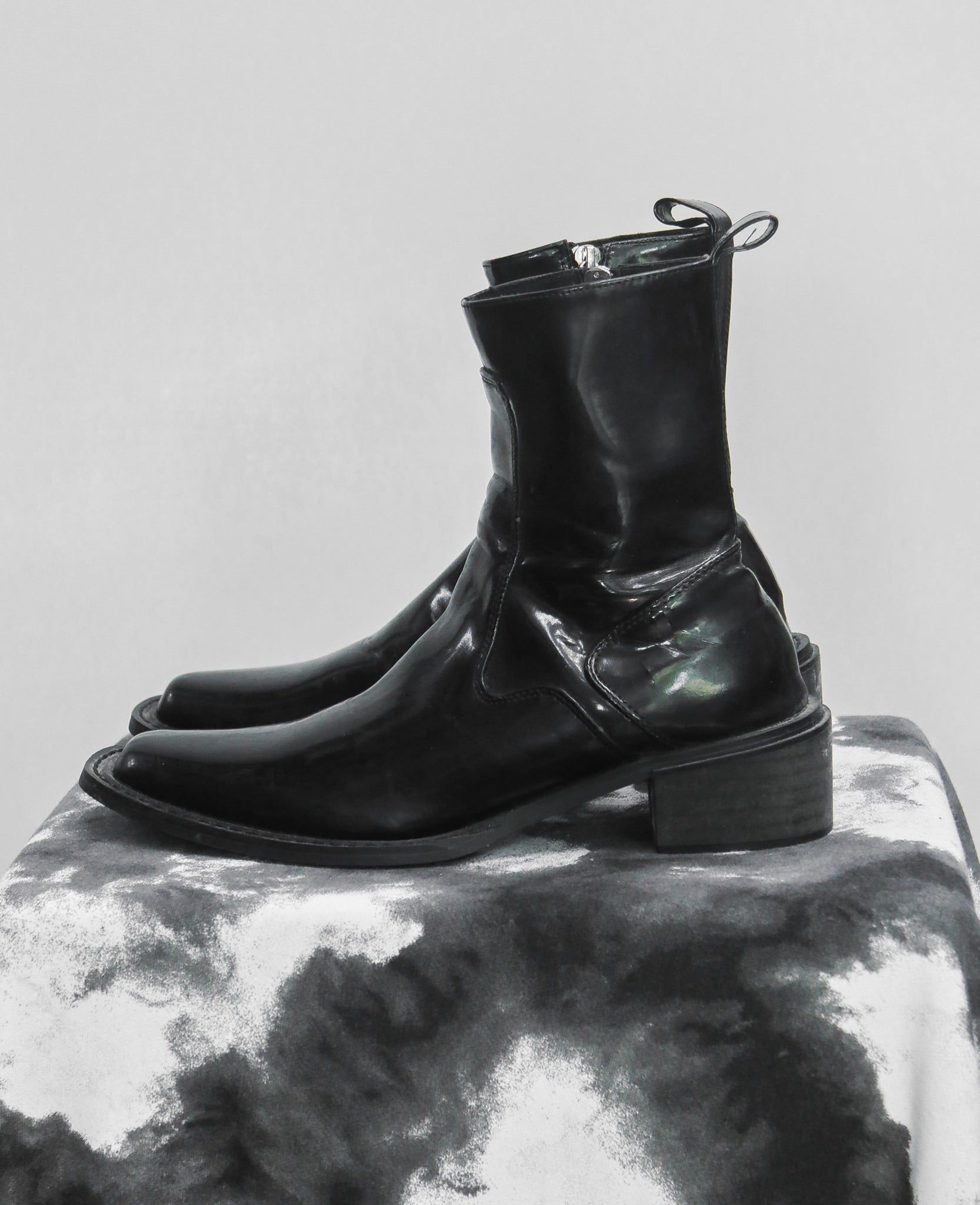  [PASS ĐỒ] - GIÀY ZIP BOOT DA 