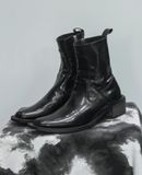  [PASS ĐỒ] - GIÀY ZIP BOOT DA 