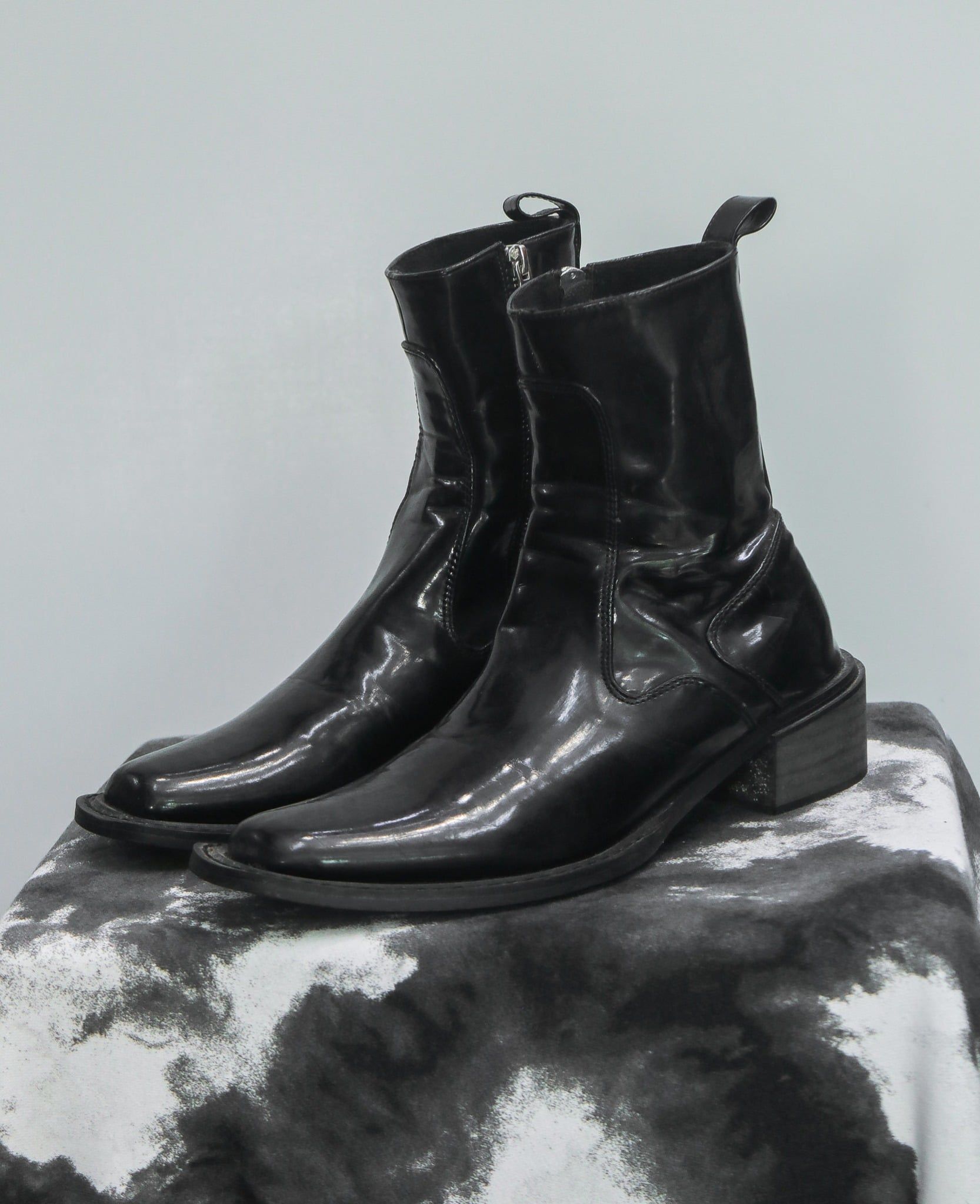 [PASS ĐỒ] - GIÀY ZIP BOOT DA 