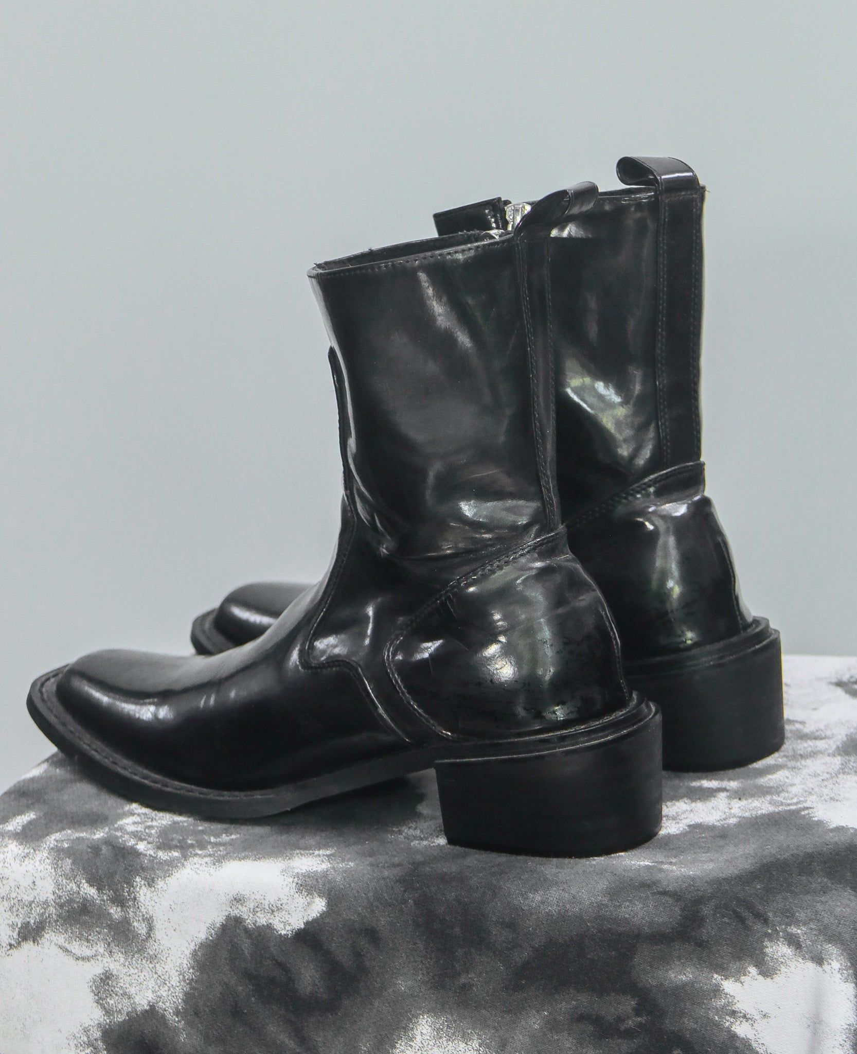  [PASS ĐỒ] - GIÀY ZIP BOOT DA 