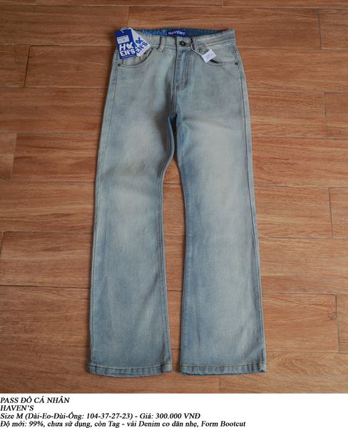  [PASS ĐỒ] - BOOTCUT DENIM PANTS - HAVEN'S 