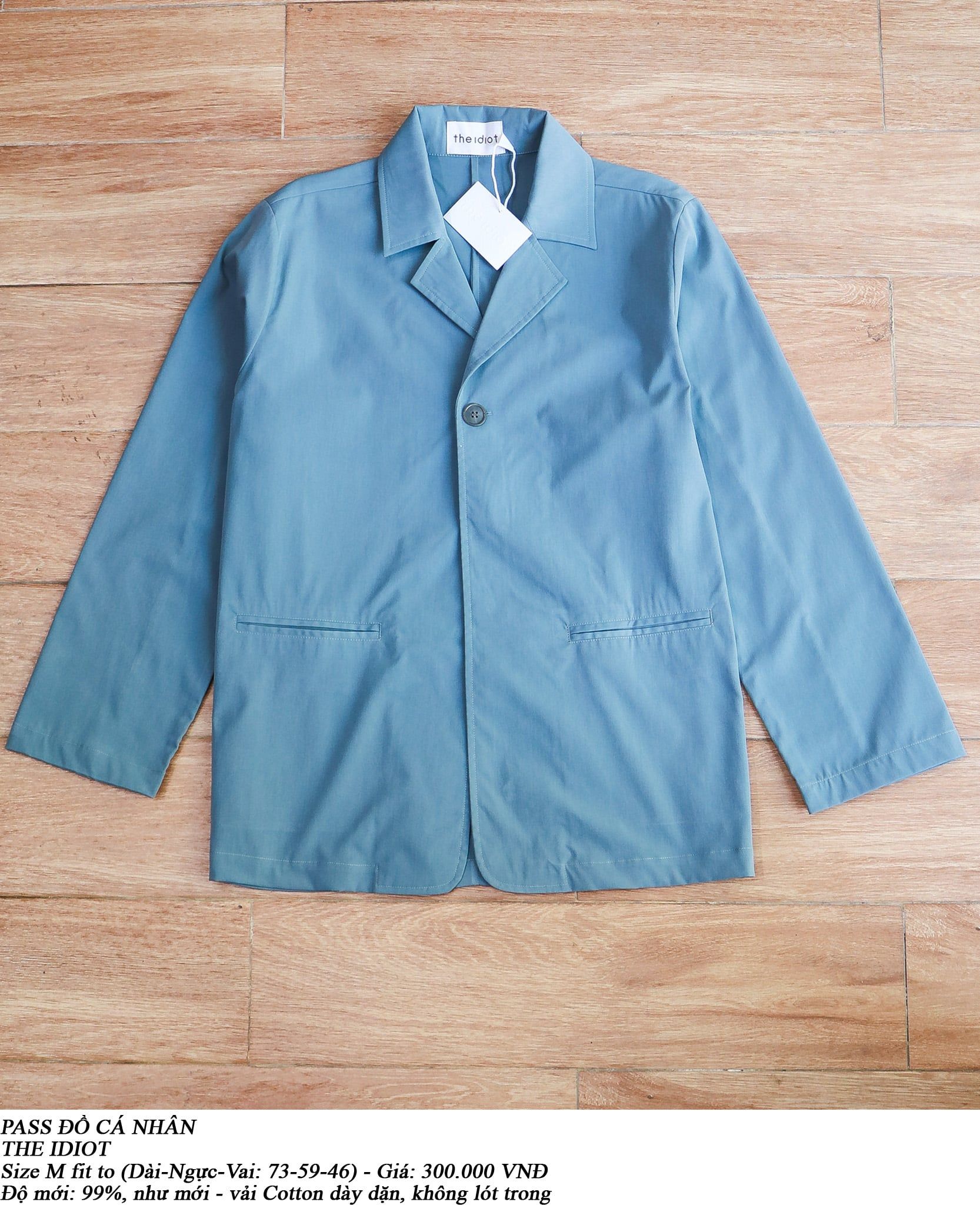  [PASS ĐỒ] - TWILL BLAZER JACKET - THE IDIOT 